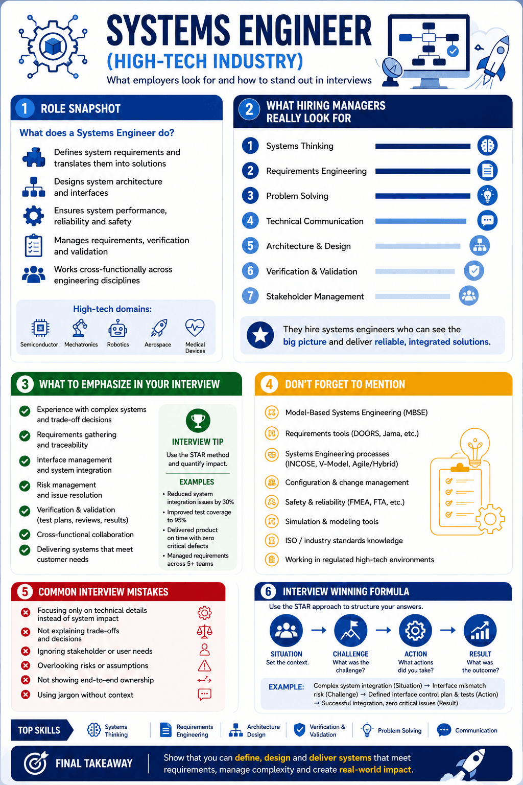 Systems Engineer career guide infographic
